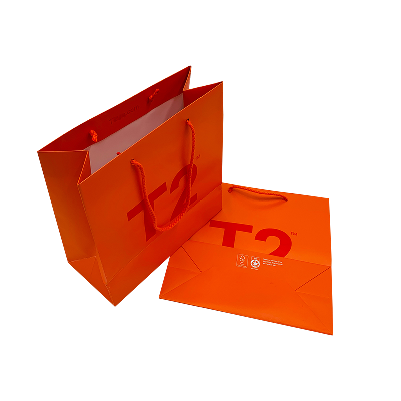 Friske orange detailpapirposer